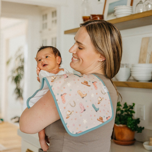 Copper Pearl  Cheyenne Burp Cloth