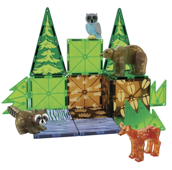 Forest Animals 25- Piece Magna-Tiles Set