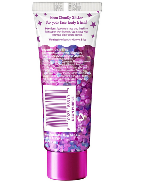 Chunky Confetti Glitter Gel - Neon Purple