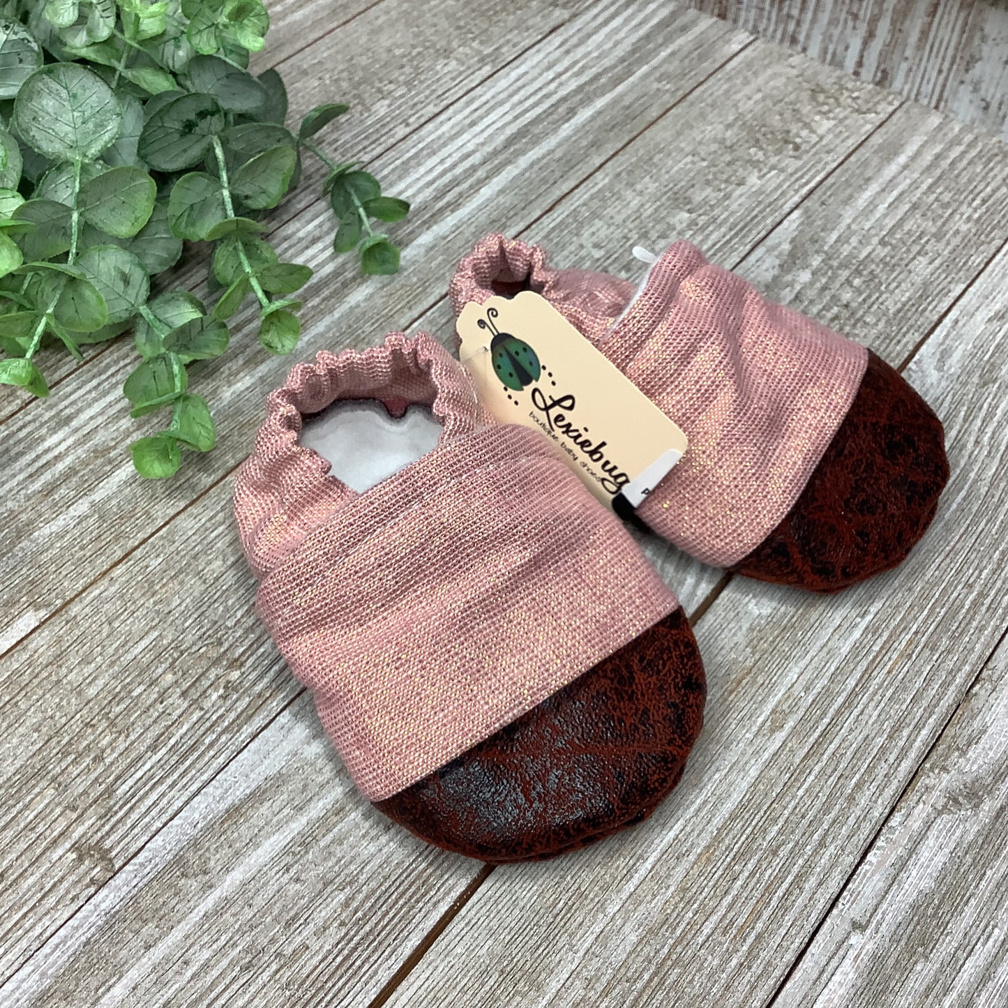 Lexiebugs 12-18 M Solids - Copper Bottom