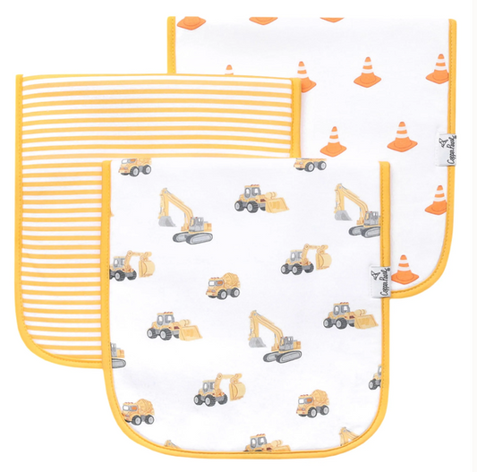 Copper Pearl Dozer  Burp Cloths