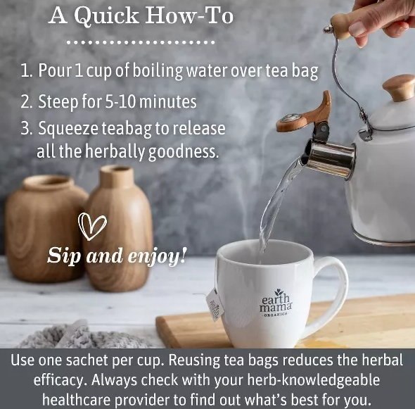 Organic Third Trimester Tea - By Earth Mama