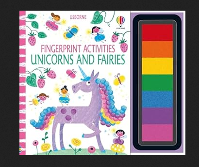 Fingerprint Activities Unicorns and Fairies Usborn