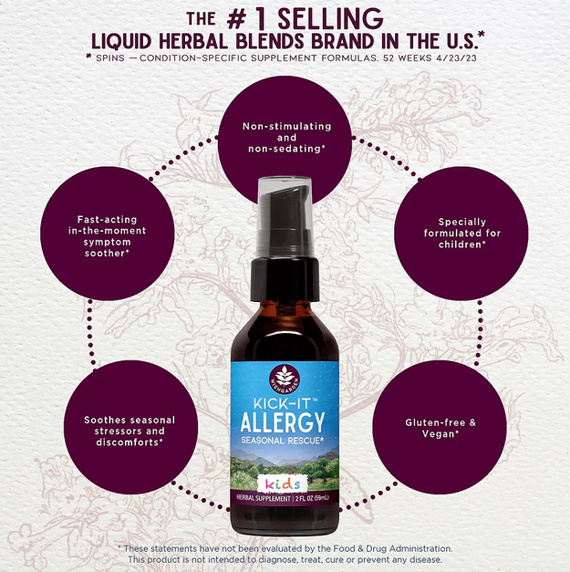KICK-IT Allergy 2oz Dropper