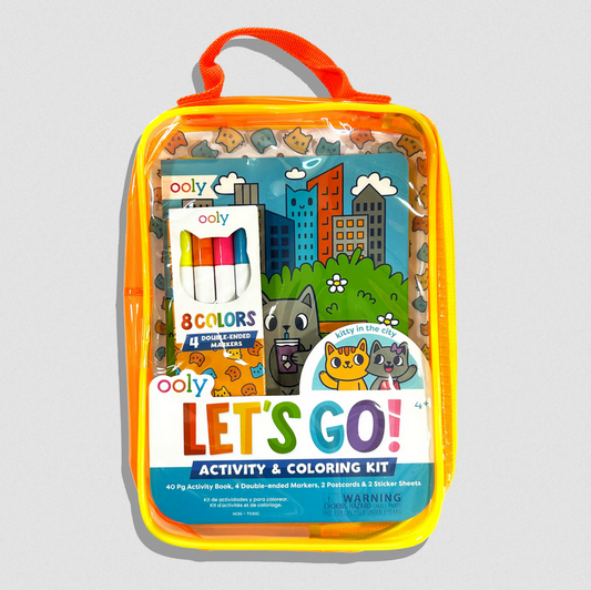 Let's Go!: Activity & Coloring Kit - Kitty in the City