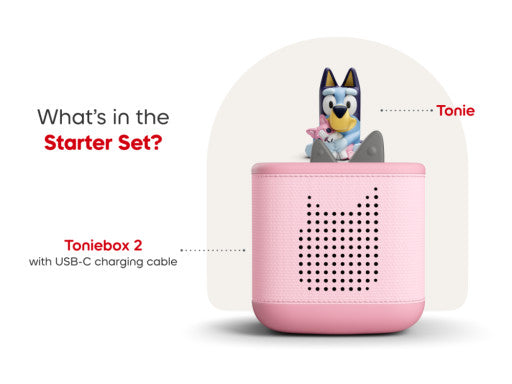 BLUEY TONIEBOX 2 STARTER SET - CLOUD PINK