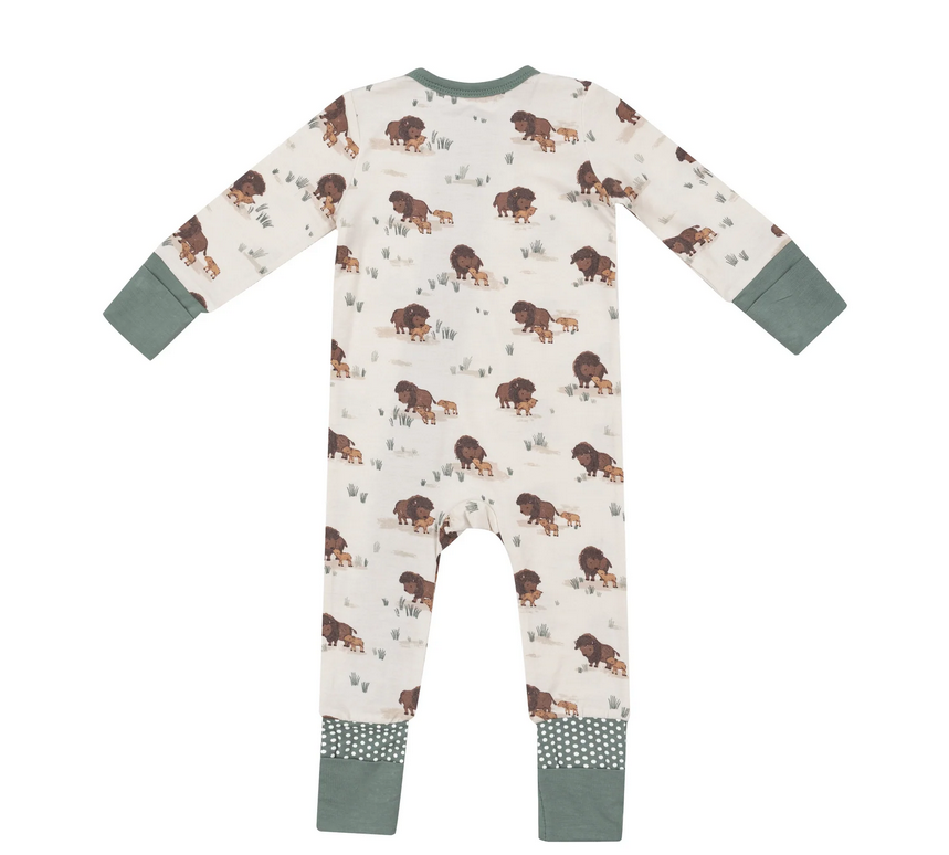 Bison Families - 2 Way Zipper Romper