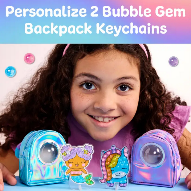 Bubble Gems Backpack Keychains Diamond Painting Kit