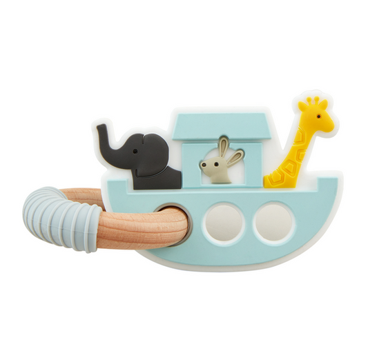 Blue Noah's Ark Teether