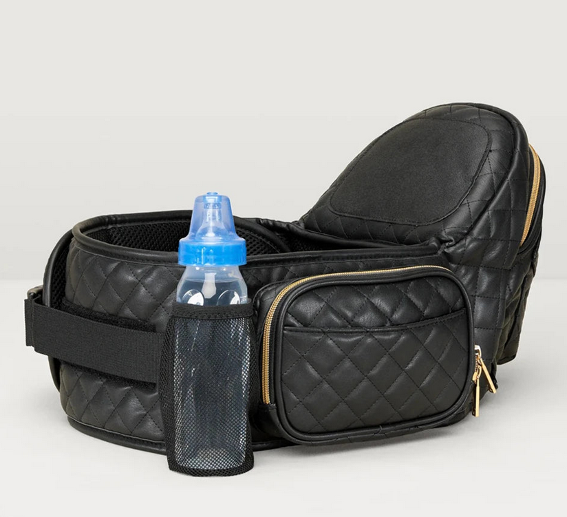 Tushbaby Hip Carrier- Vegan Leather Black