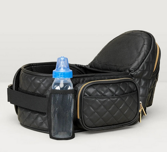Tushbaby Hip Carrier- Vegan Leather Black