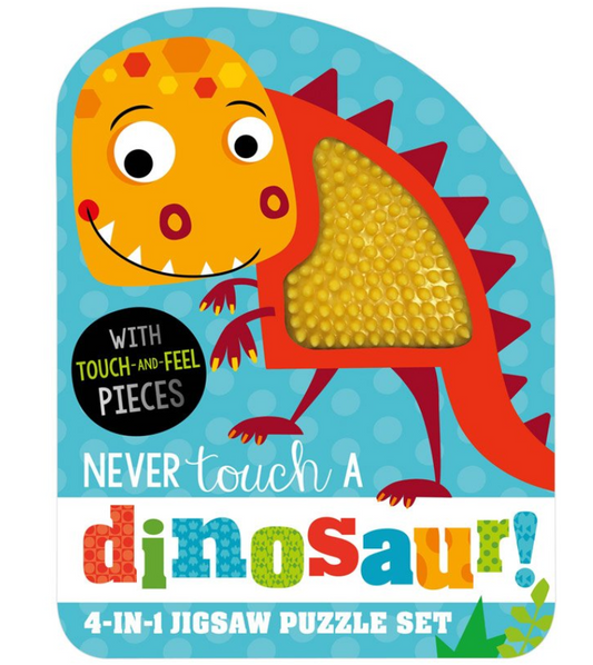 NEVER TOUCH A DINOSAUR JIGSAW PUZZLE SET
