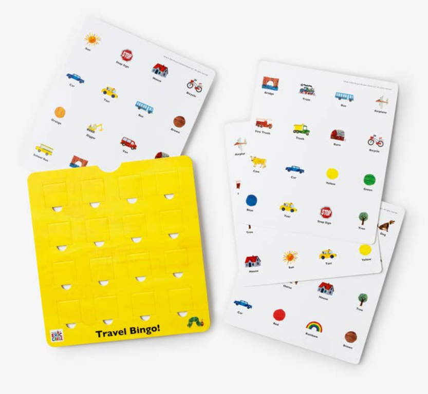 Travel Bingo Game  "The Very Hungry Caterpillar's"