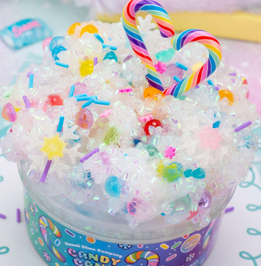 Slime  Candy Cane Crush Crunchy Slime