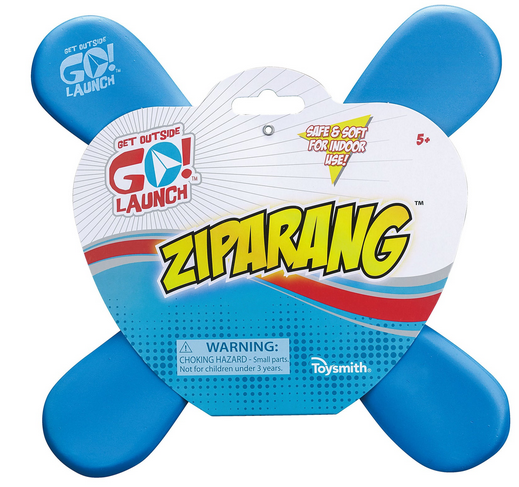 Get Outside Go! Launch Ziparang Boomerang, Soft, Indoor