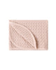 WAFFLE BABY BLANKET BLUSH BLUSH