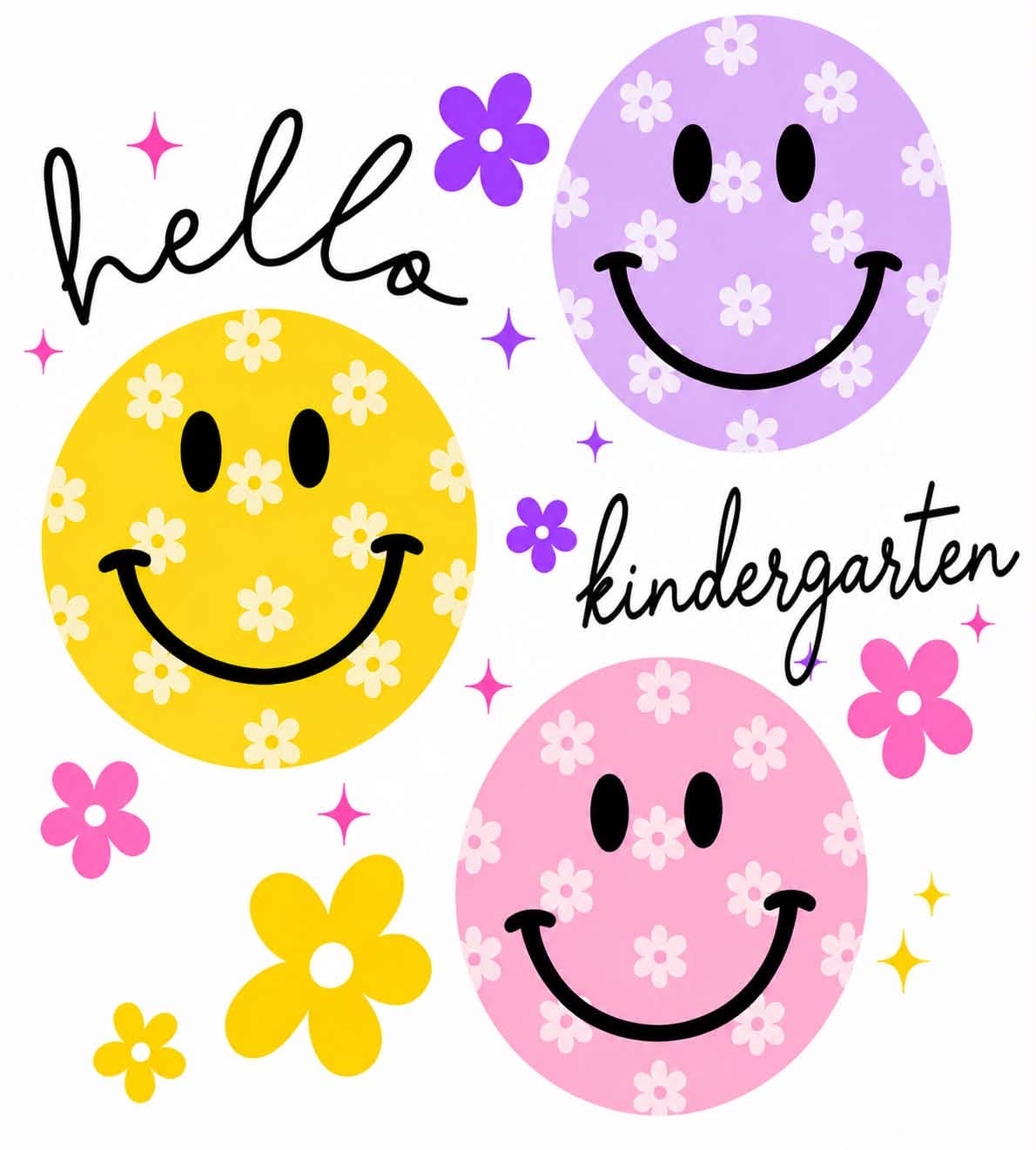 School Shirt - Smiley K-5th Grade