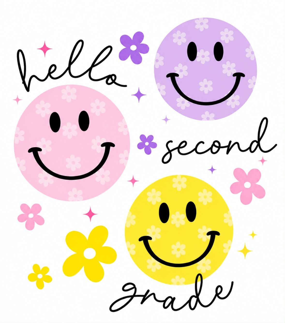 School Shirt - Smiley K-5th Grade
