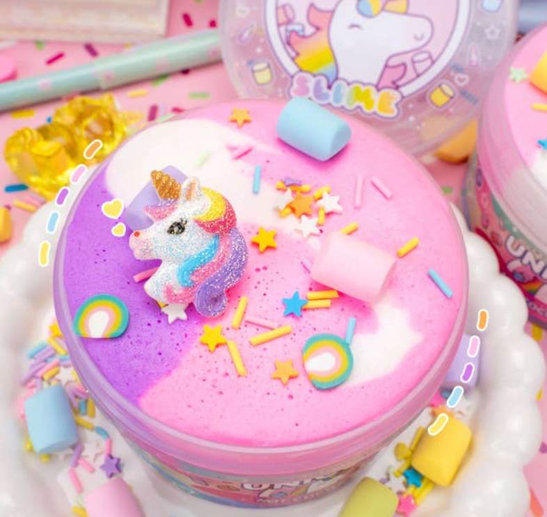 Unicorn Hot Cocoa Butter Slime