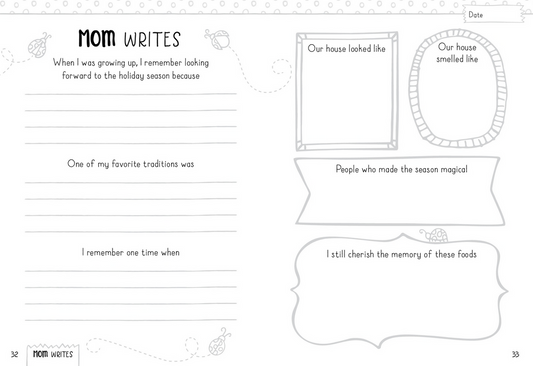 Love, Mom and Me: A Mother & Daughter Keepsake Journal!