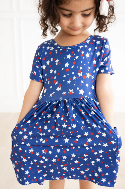 Star Bright Super Soft Pocket Twirl Dress