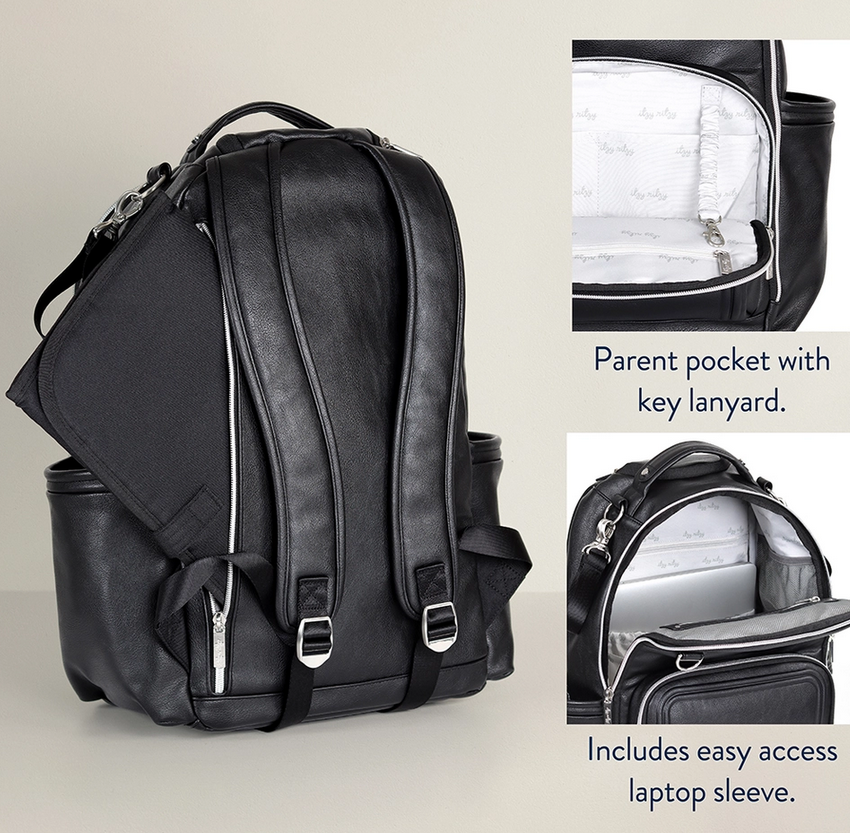 Itzy Ritzy Noir Boss Plus Backpack Diaper Bag
