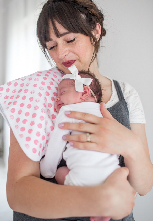 Copper Pearl Claire Burp Cloths