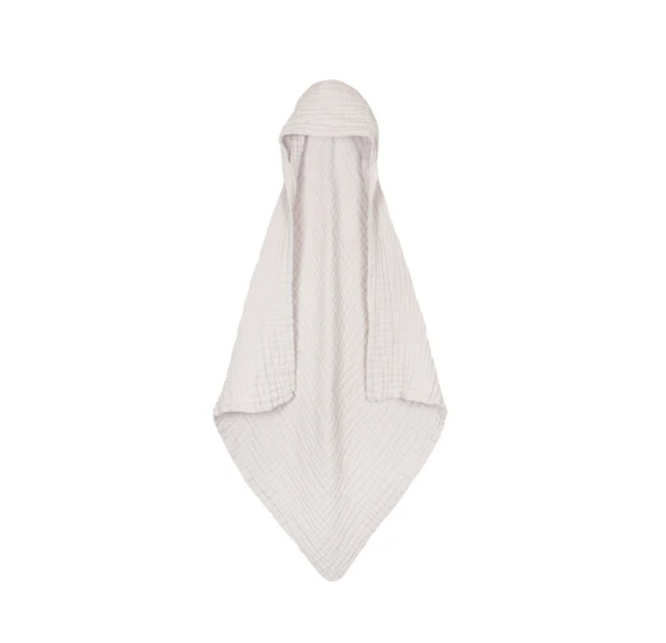 *Grey Infant Hooded Bath Towel