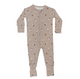 Football Small Ribbed Zip Romper