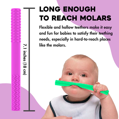 SensoMinds Sensory Teether Tube 4 Pack