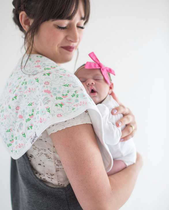 Copper Pearl Claire Burp Cloths