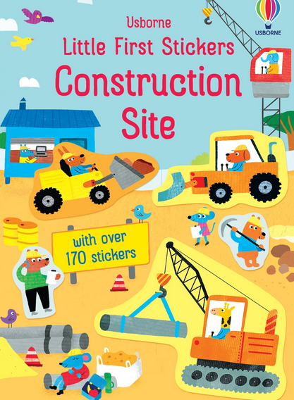 Little First Stickers Construction Site : Usborne