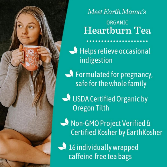 Earth Mama Heartburn Tea Organic