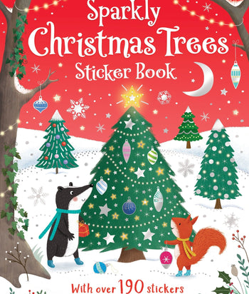 Sparkly Christmas Trees Sticker Book