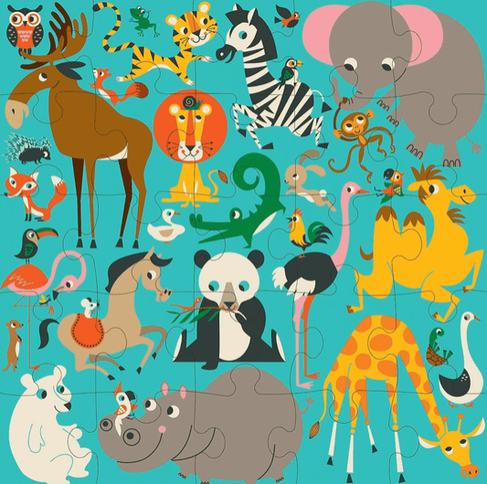 Puzzle 25 Jumbo Animals of the World