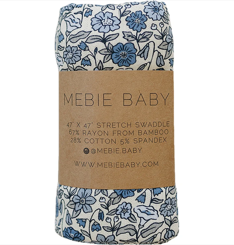 Bluebell Pointelle Bamboo Stretch Swaddle