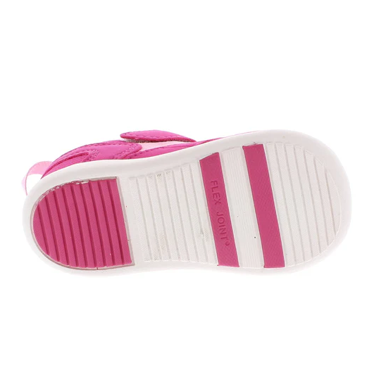 Racer Baby Shoe  (Fuchsia / Pink )