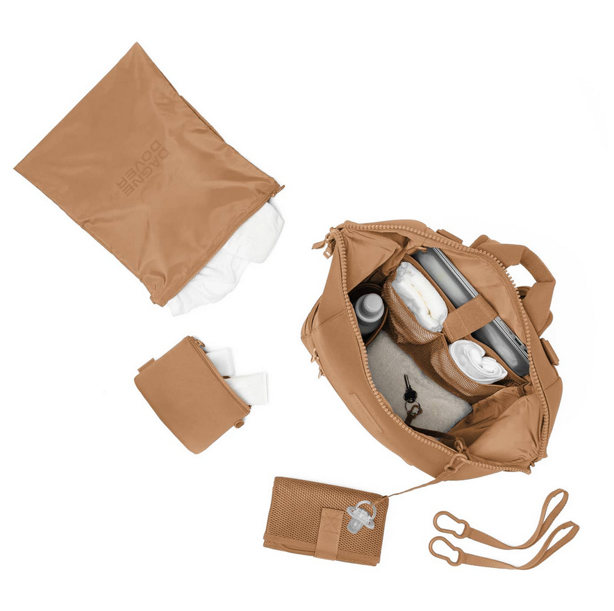 Indi Diaper Backpack in Camel, Large