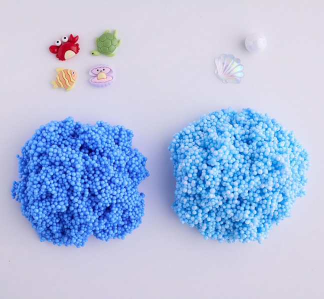 Sensory Surprise Squishy Foam Bucket - Ocean Theme Charms