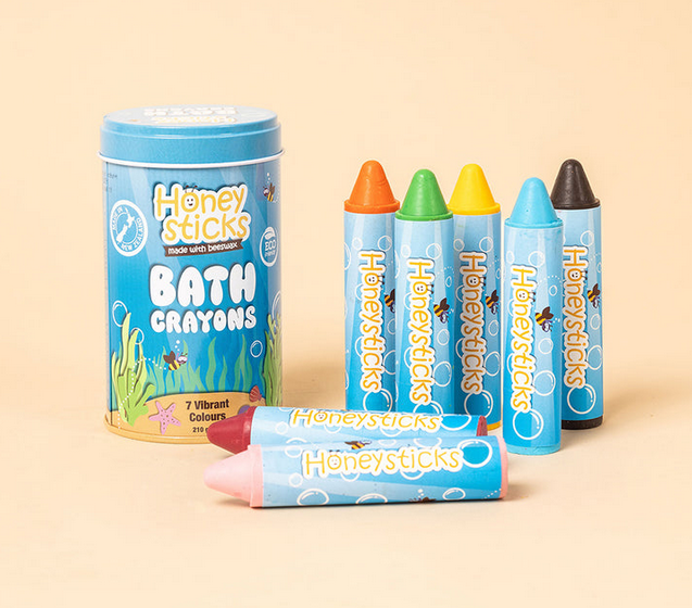 Honeysticks Bath Crayons Super Jumbo 6pk
