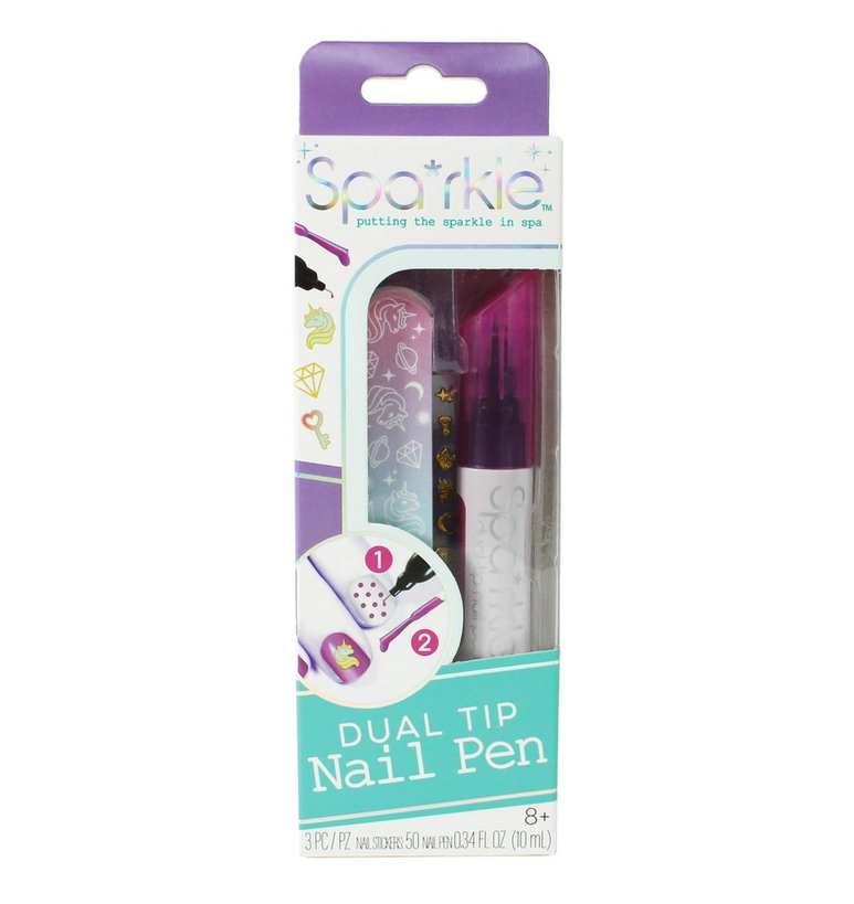 Spa*Rkle Dual-Tip Nail Pens Purple