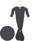 Hudson Ribbed Knotted Gown - NB-3M
