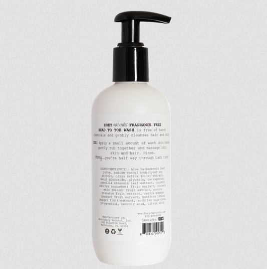 Fragrance Free Head To Toe Wash