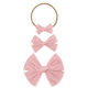 Bubblegum Tulle Bow Nylon- Medium