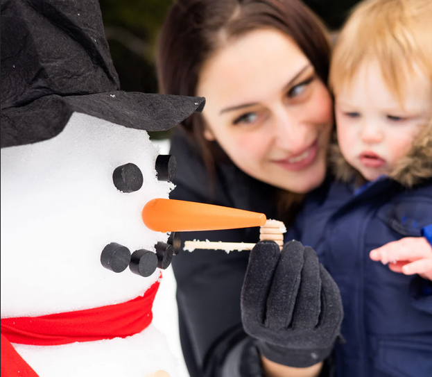 Build Your Own Snowman Christmas & Holiday Kit, DIY Kit