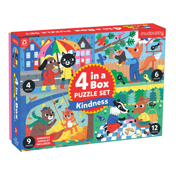 Kindness 4-in-A-Box Puzzle Set
