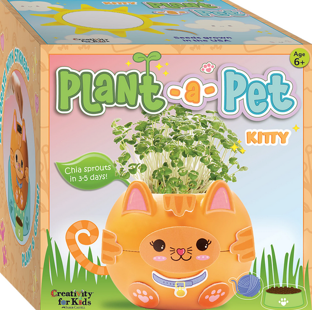 Plant-a-Pet Kitty with Stickers