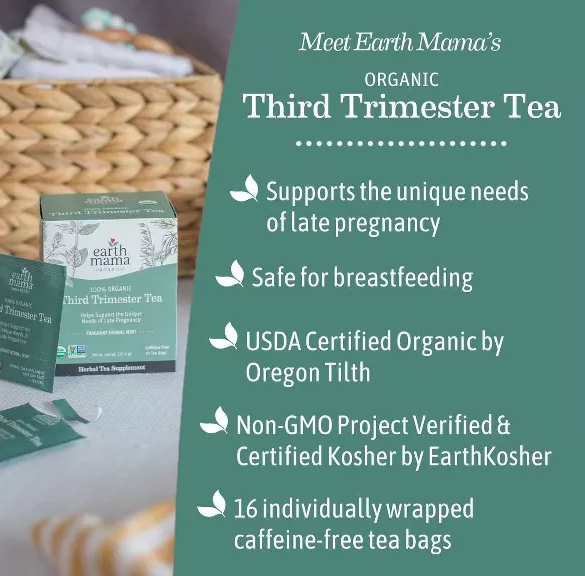 Organic Third Trimester Tea - By Earth Mama