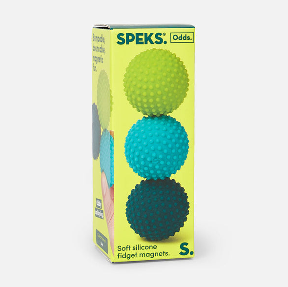 Speks Odds Soft Silicone Fidget Magnets- Green Dots