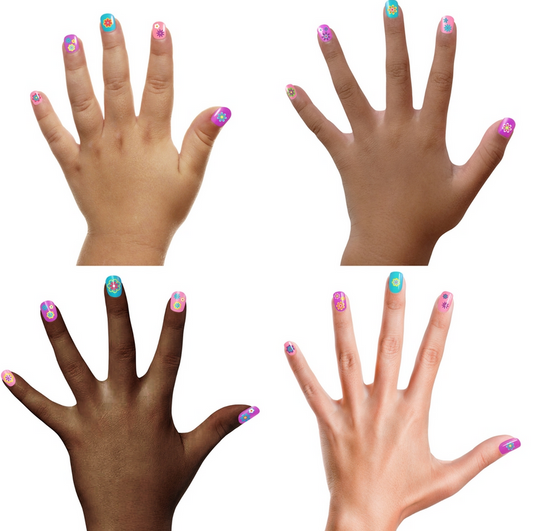 Flower Power Kids Press-On Nails